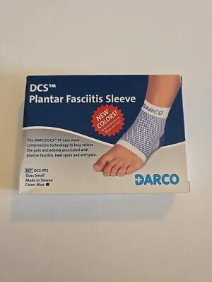 Darco DCS рукав подошвенный фасциит небольшая поддерживающая арка компрессионный синий - Изображение 1 из 2