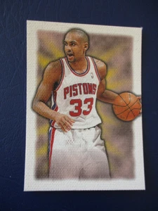 1996-97 Fleer Ultra Rising Stars Grant Hill #4 HOF Canvas No Foil - Picture 1 of 2