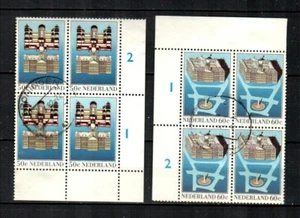 NETHERLANDS Scott's 647-48 ( 8v ) Royal Palace F/VF Used Blocks ( 1982 ) - Picture 1 of 1