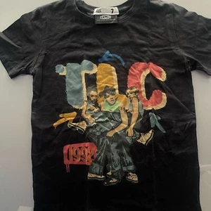 7 Girls TLC Cotton On Rocawear Kids Black Graphic T-Shirt - Picture 1 of 3