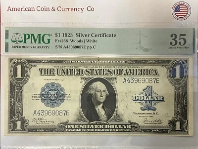 $1 1923 Silver Certificate Fr#238 PMG 35 - Image 1 of 2