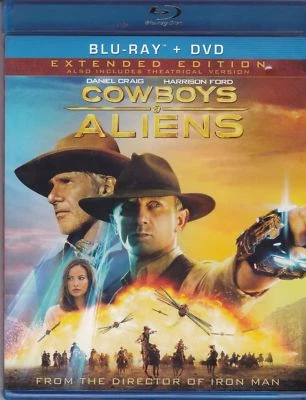 Cowboys Aliens (Blu-ray/DVD, 2011, 2-Disc Set) Jeffrey Wright - Image 1 of 2