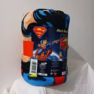 Superman Justice Hero Micro Raschel Überwurf Decke (#EBRTR~4712) - Bild 1 von 2