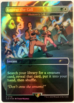 MTG Answer the Call - Eladamri's Call RAINBOW FOIL Secret Lair Ghostbusters 1770 - Image 1 of 4