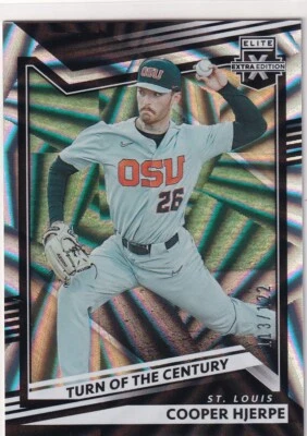 2022 ELITE EXTRA TURN CENTURY /122 RC COOPER HJERPE ST. LOUIS CARDINALS JC-4410 - Image 1 of 2