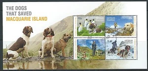 AUSTRALIA ANTARCTIC TERRITORY 2015 DOGS FINE USED MINIATURE SHEET - Picture 1 of 1