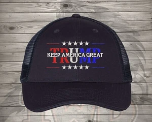 Keep America Great - Trump 2024 - Embroidered Mesh Hat - Picture 1 of 2