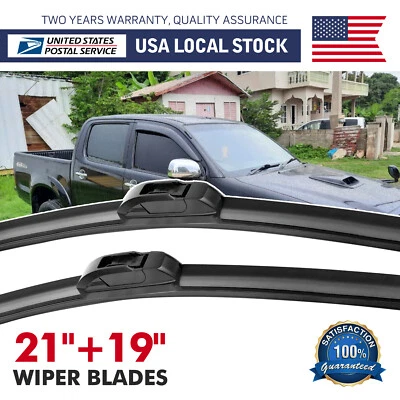 21"+19"Wipers blades for 1991-1999 Nissan Sentra original equipment replacement - Image 1 of 4