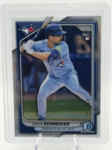 Davis Schneider 2024 Bowman Chrome 476/499 #13 Refractor RC Blue Jays Toronto - Picture 1 of 1