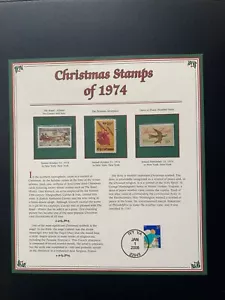 Weihnachtsmarken USA 1974 Sammlertafel PCS ungestempelt - Bild 1 von 1