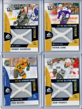 2017/18 UD SPGU SP GAME USED Patrick Laine NET CORD PATCH ALL STAR GAME /35