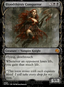 Bloodthirsty Conqueror High Quality Altered Art Custom Card - Picture 1 of 5