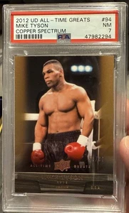 2012 Upper Deck UD All-Time Greats Bronze /65 Mike Tyson #94 PSA 7 NRMT - Picture 1 of 2