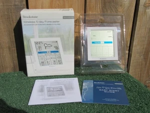 Nuevo pronosticador Brookstone inalámbrico para clima de 5 días - Imagen 1 de 6
