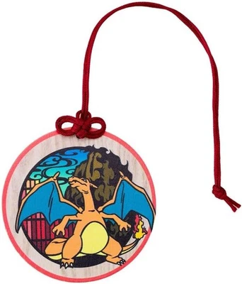 Pokemon Charizard Round Luggage Name Tag Travel Tag φ70mm×4mm 20g Gowell - Image 1 of 4