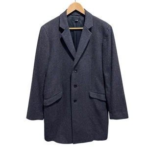 Theory Prescott Mens Size M Wool Blend Gray 3-Button Coat Jacket - Picture 1 of 7