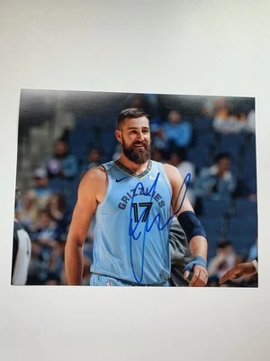 Jonas Valanciunas Signed Autographed 8x10 Photo Memphis Grizzles - Image 1 of 2