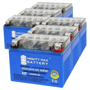 Mighty Max YTX4L-BSGEL GEL, Battery Replaces CBR600F4i, 600RR, CBR600RR - 6 Pack - Picture 1 of 6