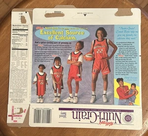 SHERYL SWOOPES WNBA KELLOGG'S NUTRI-GRAIN CEREAL BARS COMMEMORATIVE BOX ~ RARE - Picture 1 of 5