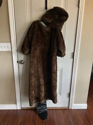 海狸服装 成人小号。 手工制作。 人造毛皮,帽子,巨大的尾巴。 — 第 1/4 张图片