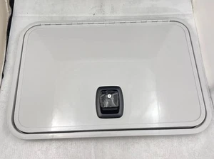 RV Trailer Camper Fifth Wheel Baggage Cargo AccessDoor 19.875 X 30.75 Slam Latch - Picture 1 of 6