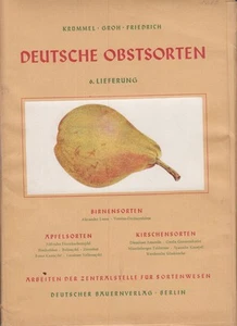 Buch: Deutsche Obstsorten- 6.Lieferun, Krümmel / Groh / Friedrich, 1958, gut - Bild 1 von 1