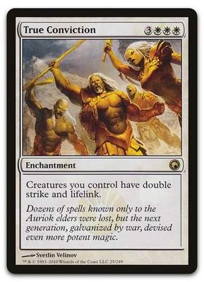 True Conviction #25 (LP) Scars of Mirrodin SOM Magic MTG - Image 1 of 2