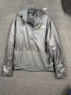 North Face Pullover Jacket Mens Small Gray Hooded Lightweight Outdoor Running - Image 1 of 4