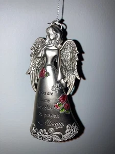 Ganz Silver Faithful Angel  Figurine  Ornament  Religious quote - Picture 1 of 6