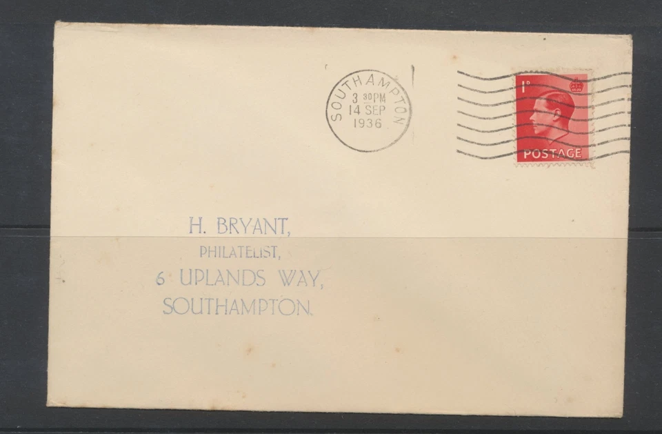 Марки Великобритании 1936 1d алые (14/9/36) SG458 FDC; CV £200 - Изображение 1 из 3