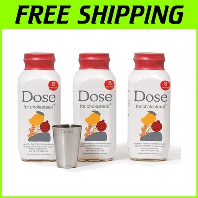 Paquete de 3 botellas de 16 oz Daily Shot Cholesterol Support Foto 1 de 4