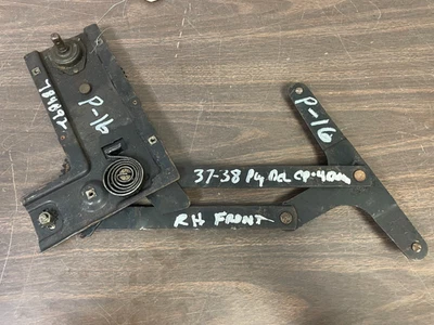 1937 1938 PLYMOUTH CHRYSLER DODGE DESOTO 2 PUERTAS REGULADOR VENTANA DERECHA NOS 725 Foto 1 de 3