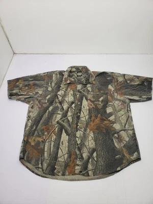 Winchester Supreme Men’s Realtree Hardwood Camo Button Up Short Sleeve Shirt 2X? - Image 1 of 4