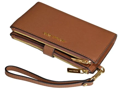 Michael Kors Geldbörse Portemonnaie JET SET TRAVEL LG DOUBLE ZIPWRISTLET luggage