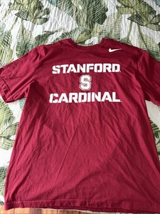 Nike Stanford Cardinal T Shirt Mens Football Size XL - Picture 1 of 4