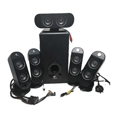 Logitech X-530 5.1 Channel Surround Sound PC Computer Speaker System - Bild 1 von 4