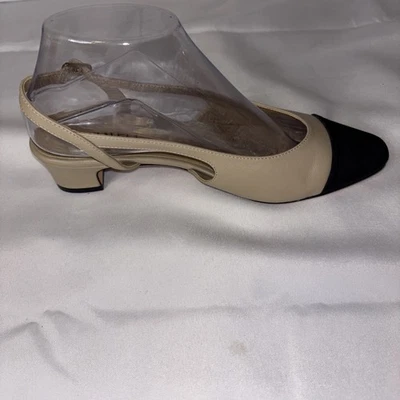 Vaneli Mujer Aliz Slingback Pump Pudín Napa/Grosgrain Negro 8W Foto 1 de 4