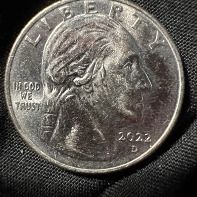 Rare Anna May Wong 2022 D Quarter Error IN COD WE TRUST. I / T MINT ERROR  - Image 1 of 2