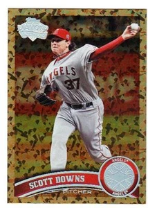 2011 Topps Update SP Cognac Diamond Scott Downs Anaheim Angels #US 101 - Picture 1 of 1