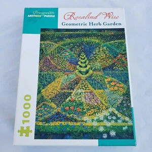 Pomegranate Art Piece Puzzle Rosalind Wise Geometric Herb Garden 1000 Pieces - Picture 1 of 6