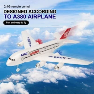 A380 Airplane 2.4G 2Ch Fixed Wing Outdoor P520-380 RC Plane Toys Two Battery - Picture 1 of 7