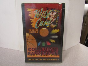 SEALED & UNOPENED 1991-92 Wild Card Collegiate Basketball Card Box
