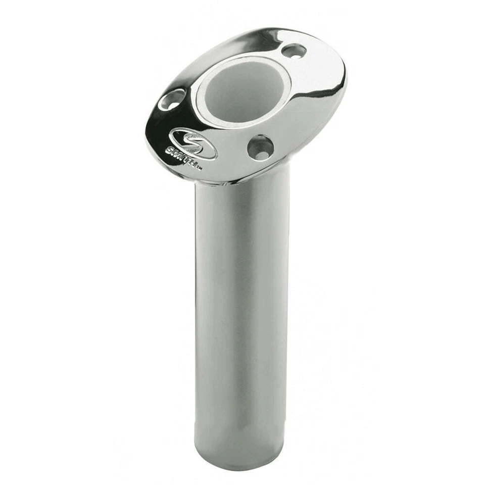 C.E. Smith Flush Mount Rod Holder - 15 Degree 9" Depth - Stainless Steel - Cast - Image 1 of 1