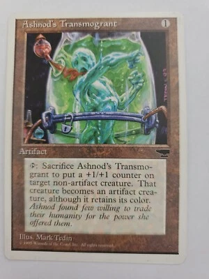 MTG Magic The Gathering Card Ashnod's Transmogrant Artifact Chronicles Antiquiti - Image 1 of 2