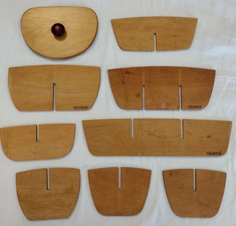 Longaberger Basket Inserts Dividers Accessories Lot 9 Assorted Mixed Pieces Cover