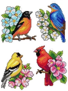 Birds 118CS Crafting Funken gezählt Kreuzstich Kit - Bild 1 von 1