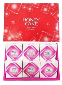 Shiseido HONEY Cake Translucent SOAP Ruby Red - Picture 1 of 4