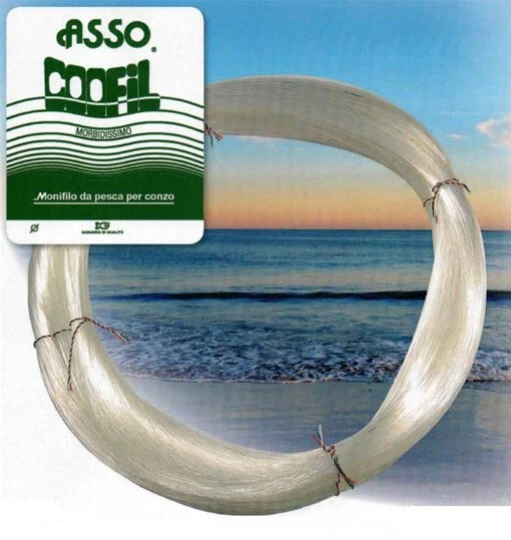 MONOFILO ASSO COOFIL COFFA PALAMITO FILO TRASPARENTE PESCA CONZO PALANGARO MARE - Immagine 1 di 1