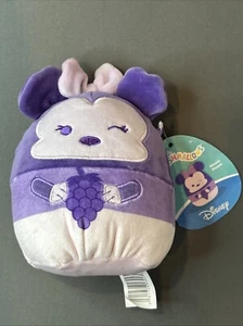Uva Minnie Mouse - Peluche Disney Squishmallow Perfumado 5" - Nuevo Sin Bolsa - Imagen 1 de 7