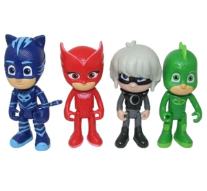 PJ Masks Lot Of 4  3"inch Tall Figures Gekko/Catboy/Owlette/Luna Girl - Picture 1 of 3